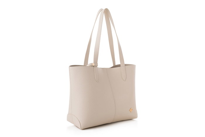 Lucky Bees Bolso Tote Crema